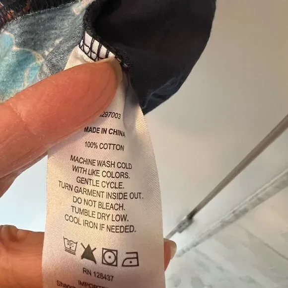 Daniel Hechter Men’s abstract flower t-shirt - Picture 4 of 5